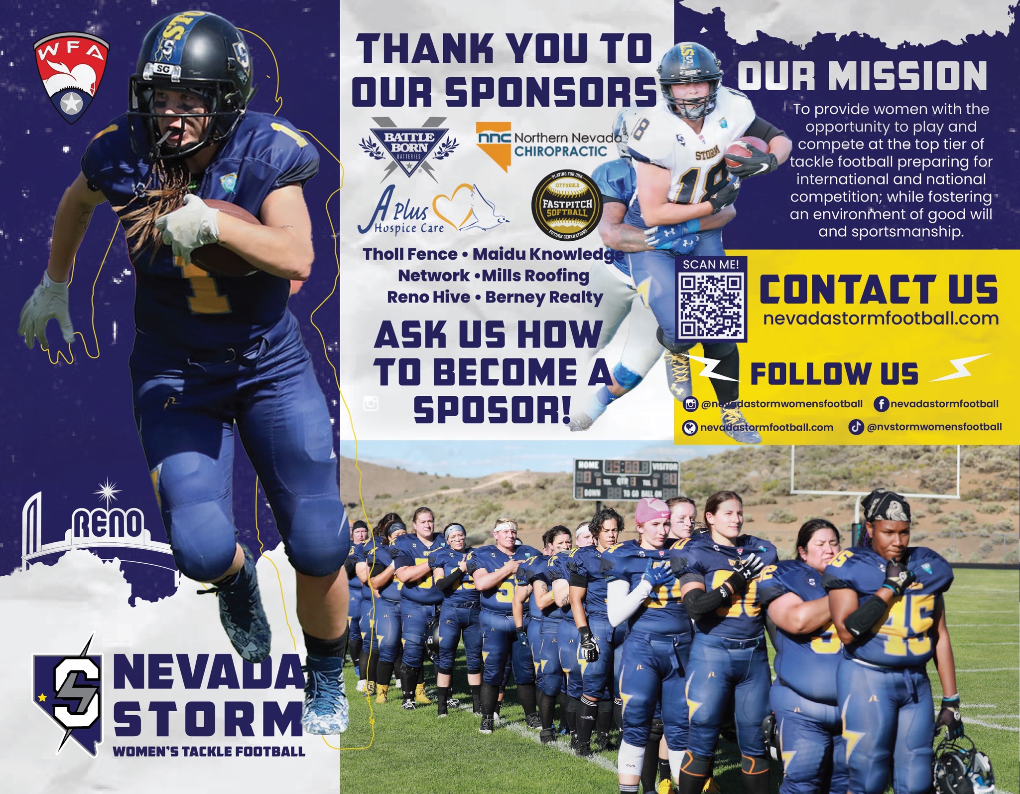 Nevada Storm – 2021 WFA D2 Champions